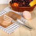 thumbnail image 3 of Acero inoxidable barbacoa cocina ensalada servir Tong utensilios de cocina herramientas (forma trapezoidal), 3 of 4