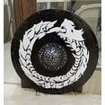 thumbnail image 2 of Medieval Warrior Wooden Viking Shield Round Shield Dragon Face Viking Collectibles Shield Home Decor Rustic Vintage, 2 of 4