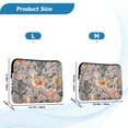 thumbnail image 4 of FORMRS 13"-13.3" Laptop Sleeve Protective Case Soft Carrying Quilted Computer Bag Cover, Gray Llama Pattern, 4 of 7