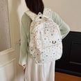 thumbnail image 5 of HJYCHN School Backpack for Boys Star Print 3Pc Set Daypack with Crossbody Pencil Case Charm Back to School Supplies for Kids Backpack for Girls White, 5 of 8
