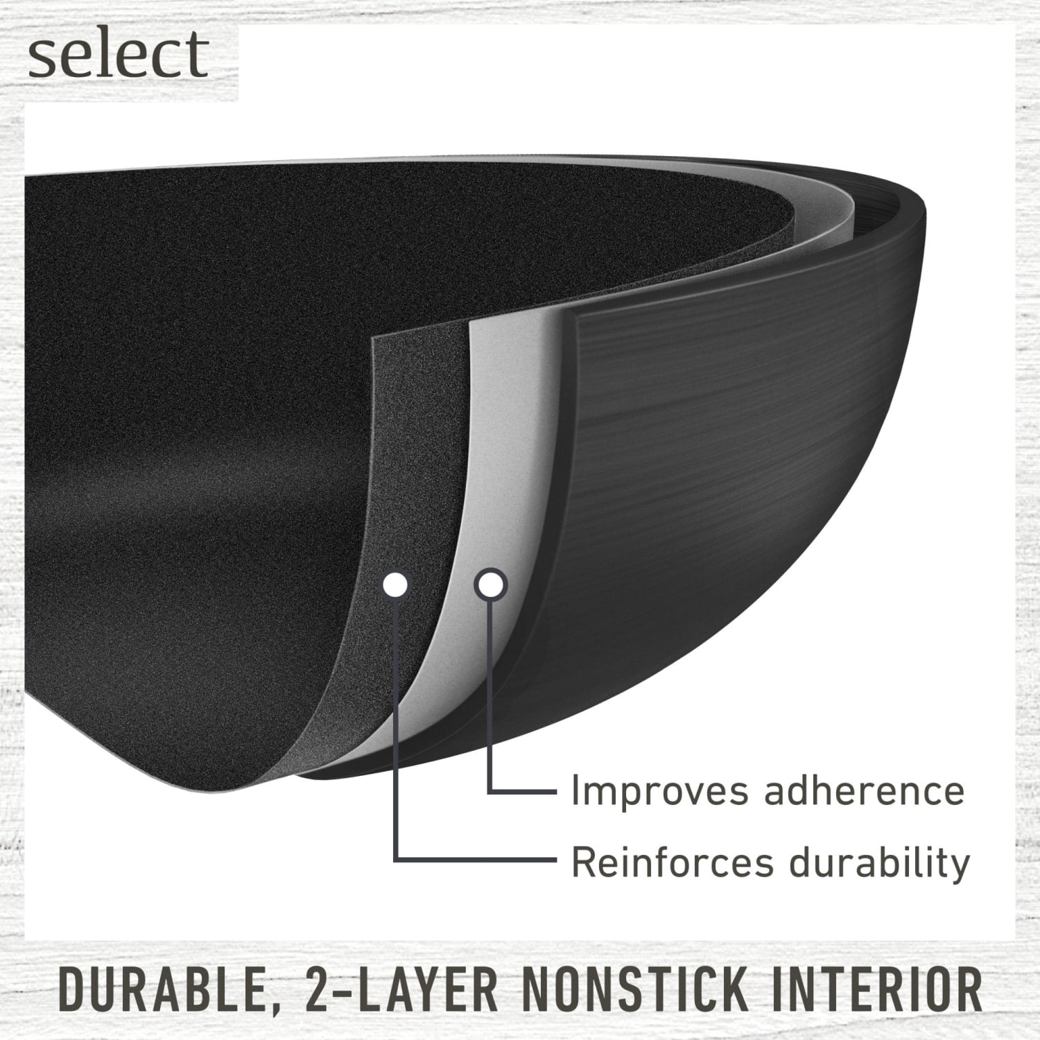 Select by Calphalon Hard-Anodized Nonstick 12-Inch Fry Pan