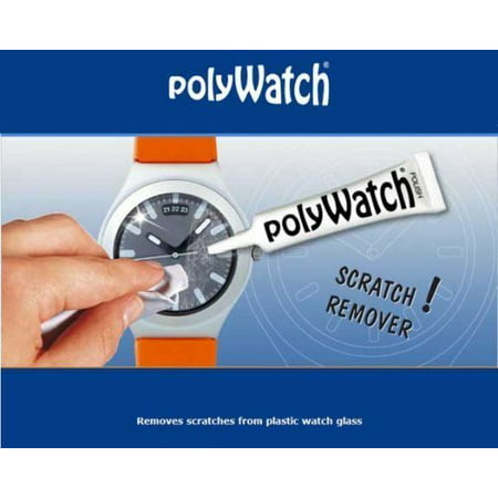 Plastic Lens Scratch Remover, Removes Scratches from Plastic Watch Crystals By Polywatch