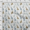 thumbnail image 3 of oneOone Polyester Spandex Gray Fabric Kids Animal Craft Projects Decor Fabric Printed by The Yard 56 Inch Wide, 3 of 4