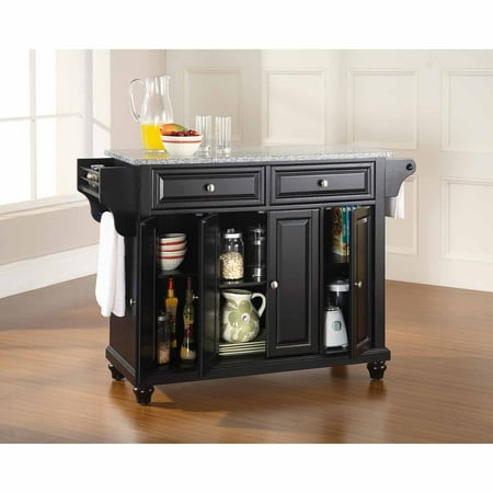 Crosley Furniture Cambridge Solid Granite Top Kitchen Island