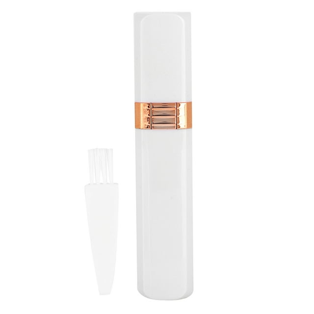Épilateur pour Femmes en Forme de Rouge à Lèvres, Machine d'Épilation, Mignon pour Lèvres et Aisselles Blanc Nacré, Noir Vif