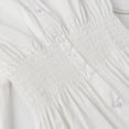 thumbnail image 5 of Long Sleeve Shirts for Women Trendy Solid Button Down Blouses Fall Fashion Lapel Neck Loose Pleated Cute Tops Fall Outfits for Women 2026, 5 of 8