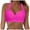 Hot Pink, variant on Women Sports Bra Bikini Top Scoop Neck Swimsuit Top Criss Cross Back Bathing Suit Top Spaghetti Straps Swim Top 2025 Black Bikini Top(Hot Pink,S)