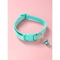 thumbnail image 1 of Paw Print Bell Decor Reflective Pet Collar, 1 of 5