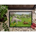 thumbnail image 3 of Carolines Treasures ASA2179MAT Lambs, Sheep & Rabbit Hare Indoor or Outdoor Mat, 18 x 27, 3 of 4