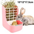 thumbnail image 1 of Comedero para conejos, conejillos de indias, comedero de heno, cuencos para heno y comida, comedero para conejos, conejillos de indias, chinchillas, 1 of 8