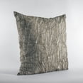 thumbnail image 3 of Plutus Gunmetal Yarns Shiny Fabric With Twig Pattern Luxury Throw Pillow - Double sided 20" x 36" King, 3 of 5