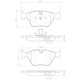 thumbnail image 2 of BALATAS CERAMICAS X3 2004 al 2008 BMW 3.0L L6 Delanteras BREMBO ., 2 of 5