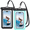 Black & Green-7", variant on Waterproof Phone Bags - [2-Pack] [Easy Lock & Durable] IPX8 waterproof dry phone bags, suitable for beach and swimming, protect 4-7 inch phones.