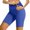 Blue, variant on RYRJJ Biker Shorts Women with Pockets High Waisted Workout Tummy Control Gym Running Yoga Shorts(Blue,L)