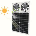 thumbnail image 1 of Ventilador de escape solar de purificación de aire de 12 W para cocina/baño, 1 of 6