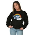 thumbnail image 4 of Friend Zone Funny LGBTQ Cute Rainbow Women Crewneck Sweatshirt Brisco Brands M, 4 of 6