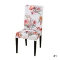 thumbnail image 1 of DYstyle 1-8 Pcs Chair Slipcover Floral Printed Spandex Stretch Wedding Banquet Chair Cover Party Decor Dining Room Seat Cover, 1 of 4