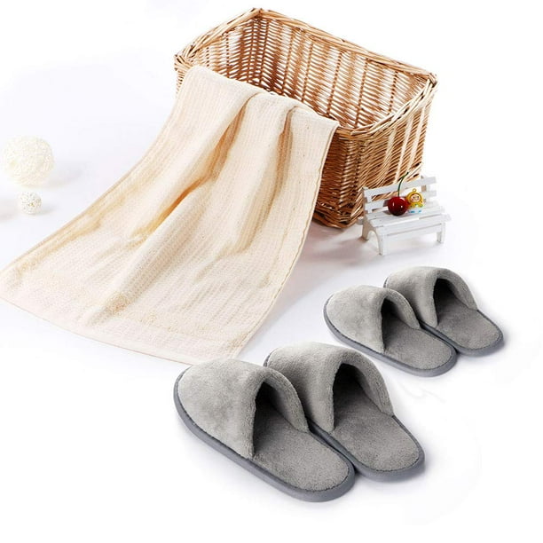 Indoor slippers for guests deals