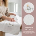 thumbnail image 3 of REGALWOVEN Pure Cotton Embroidered Floral Hand Towels for Bathroom, 2 Pack Soft Absorbent Decorative Towels for Home Decor Yellow 29" x 13", 3 of 7