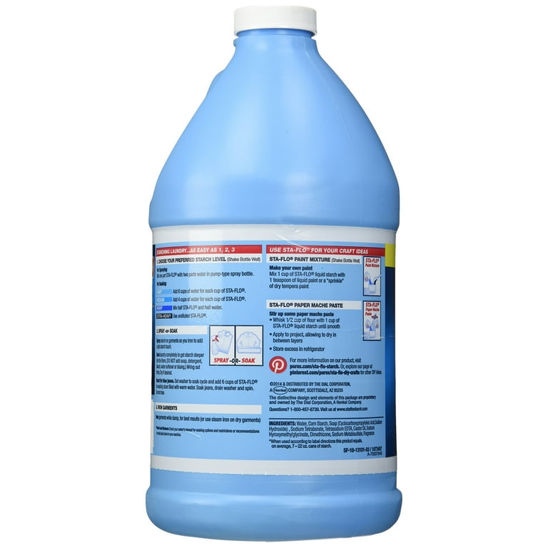 Purex Sta-flo Concentrated Liquid Starch 64 Oz Bottle 767644010320