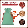 thumbnail image 6 of Linen Bundle Pocket Gift Bag Drawstring Opening And Closing Method For Christmas Birthday Anniversary As A Gift Packaging Medium Sage Green, 6 of 8