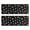 Black Colorful Skull, variant on Kitchen Rugs Sets Of 2,Black Dancing Skeleton Pattern Anti Fatigue Kitchen Mat Rugs Non Slip Washable,Decorative Kitchen Floor Mats for Kitchen,Sink,Laundry,17"X47"