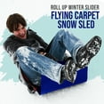 thumbnail image 2 of PRISP Flying Carpet Snow Sled - Roll Up Winter Slider, 36-inch, 2 of 7