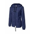 thumbnail image 2 of Imperméable Léger pour Femmes, Manteau de Pluie à Capuche Compressible pour l'Extérieur, 2 of 7