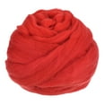 thumbnail image 1 of Aguja Fieltro Lana 3.5 Onzas Naturaleza Fibra Lana Hilo Mechero para Fieltro Húmedo Artesanías Hechas a Mano, Materiales Diy (Rojo Brillante), 1 of 6