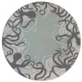 thumbnail image 1 of Trans-Ocean Imports RVID8764733 7 Pi 10 in. Liora Manne Ronde Riviera Tako Tapis d'Intérieur et d'Extérieur - Navy, 1 of 1