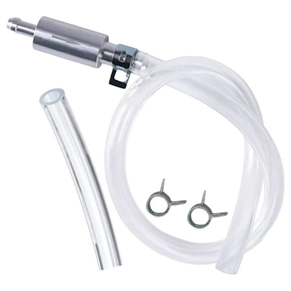 Motorcycle Brake Bleeder Kit with One-Way Check Valve - Aluminum Hydraulic Fluid Drain Tool for Clutch Maintenance Bike Repair Professional Mechanic, Cxui Brake Hose, Youtube Silver