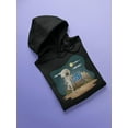 thumbnail image 3 of Grey Alien On Area 51 Hoodie Men -Image by Shutterstock, Male 3X-Large, 3 of 4