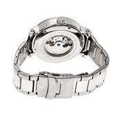 Aries Skeleton Dial Bracelet Watch - Silver/Black
