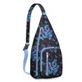 thumbnail image 1 of Tropical Butterfly Sling Backpack – Artistic & Fashionable Crossbody Shoulder Bag, MultiLayer Storage for Outdoor Adventures, Commuting & Photography, 1 of 4