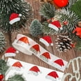 thumbnail image 3 of Christmas Hat Stickers Roll Laser Red Santa Hat Seal Stickers Xmas Waterproof Self-Adhesive Decals for Envelope Journal Decor Party Supplies, 500Pcs, 3 of 7