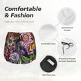 thumbnail image 6 of Fotbe Vintage Floral Womens High Waist Running Shorts Athletic Workout Quick Dry Shorts for Women with Pockets Gym Yoga Summer Shorts-Large, 6 of 9