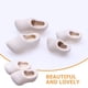 thumbnail image 3 of 4 pares de zapatos de muñeca en miniatura, zapatos de madera en blanco, mini zapatos de madera para manualidades de casa de muñecas., 3 of 7