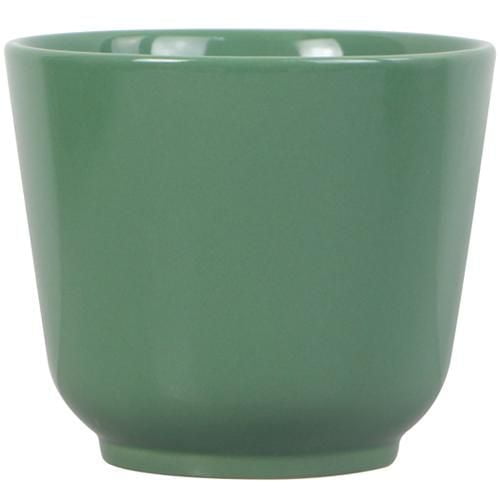 HOMETRENDS 6IN PIPER SMALL CERAMIC GREEN PLANTER, Stylish pot for small plants