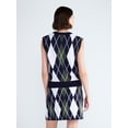 thumbnail image 4 of Free Assembly Women's and Women's Plus Argyle V-Neck Sweater Vest, Sizes XS-4X, 4 of 6