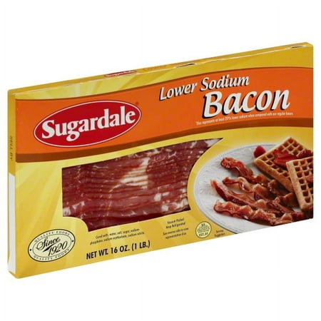 Sugardale Lower Sodium Bacon, 1 lb.