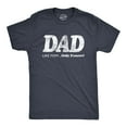 thumbnail image 1 of Mens Dad Like Mom Only Funner T Shirt Funny Fathers Day Tee (Heather Navy) - XL, 1 of 3