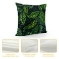 thumbnail image 4 of YINGXI Welcome Fall Withe Plaid with Boxwood Wreath Retro Magnolia Blossom 24x24in, 4 of 5