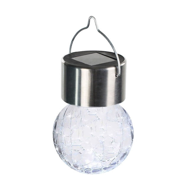 Yhmxh Garden Decor Outdoor Solar Glass Pendant Light Crack LED Rattan Light Garden Decorative Light String Courtyard Light Decorative Light 2PC Garden Decor for Outside Gardening Tools