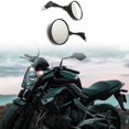 thumbnail image 3 of Soumake 1 Set Rearview Mirrors Universal Folding Round Motorbike Modified Rear View Mirrors for Motorcycles, 3 of 8