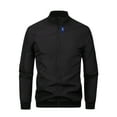 thumbnail image 1 of 2024 Spring and Autumn New Baseball Collar Short Loose Solid Color Jacket Men's Business Casual Thin Coat Trend, 1 of 5