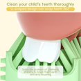 thumbnail image 4 of Cepillo de dientes en forma de niños, cepillo de dientes de silicona de grado alimenticio, cepillo de dientes para niños envolvente 360 para limpieza de dientes de profundidad completa para niños de 2 Feliz Sencillez, 4 of 5