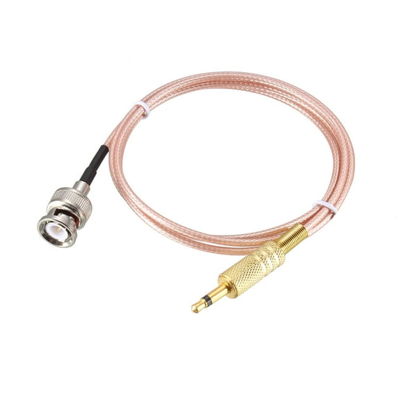 BNC Male to 3.5mm (1/ 8") Mono TS Male Coaxial Power Audio Cable 1.22M/ 4Ft