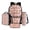 Capybara Strawberry Pink, variant on Xixirimido Wolf Red Blue Fire Pattern 4Pcs Children Schoolbag Set Large Capacity Backpack with Lunch Box Pencil Pouch and Water Bottle Holder Bag for Teens Boys Girls Bookbag Set