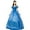 Blue, variant on HAWEE Women's Princess Cinderella Adult Halloween Cosplay Costume, Butterfly Lace up Ball Gown Long Coronation Dress