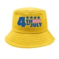 thumbnail image 2 of Helii American Flag Bucket Hat for Women Men,250th Anniversary USA Patriotic 4th of July Hat,Travel Beach Sun Hat Outdoor Cap,Sun Protection with Adjustable Fit, Moisture-Wicking Fabric, 2 of 3